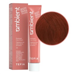 TEFIA Ambient 7.4 Перманентная крем-краска для волос / Блондин медный, 60 мл