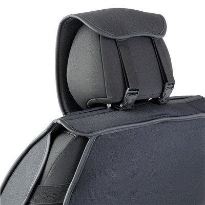 Каркасные накидки на передние сиденья Car Performance, 2 шт, алькантара, чёрый