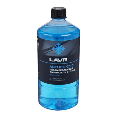 Незамерзающий очиститель стёкол LAVR Anti Ice, -25 С, 1л Ln1310