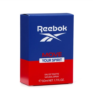 Туалетная вода мужская Reebok Move Your Spirit, 50 мл