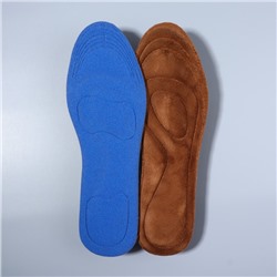 Стельки для обуви, универсальные, р-р RU до 44 (р-р Пр-ля до 46), 28 см, пара, цвет коричневый