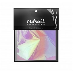 RuNail, Фольга с эффектом "Битое стекло", цвет: радужный (4см*100см) №3150