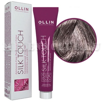 Ollin Silk Touch Безаммиачный стойкий краситель 4/1 Шатен пепельный 60мл