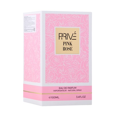 Парфюмерная вода женская Prive Pink Rose (по мотивам Giorgio Armani Rose Milano), 100 мл