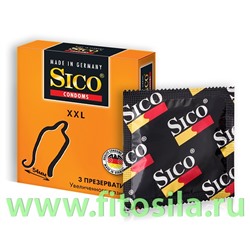 Презервативы Sico XXL Увеличенного размера (3 шт.)