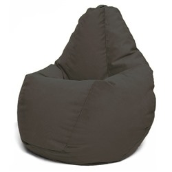 Кресло-мешок Комфорт, размер 90х115 см, ткань велюр, цвет коричневый