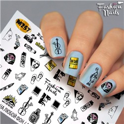 Fashion Nails, Слайдер-дизайн M257