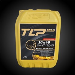 Масло моторное TLP PERFECT CONTROL 10W-40 CI-4 E7/E5/E3, синтетическое, 20 л