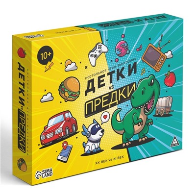 Настольная игра-викторина «Детки vs предки», 10+