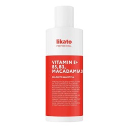 Likato Шампунь для окрашенных волос / Colorito Vitamin E + B5, B3, Macadamia Oil, 250 мл