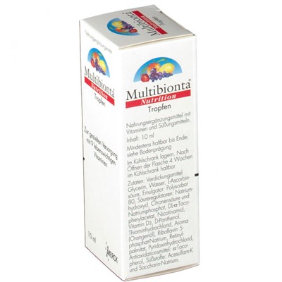 Multibionta (Мултибионта) Nutrition Tropfen 10 мл