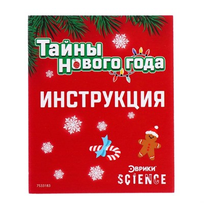 Новый год. Набор для опытов «Тайны Нового года», кролик