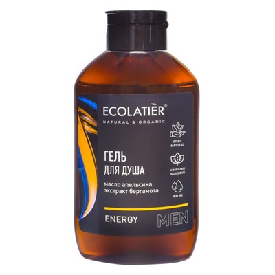 Гель для душа мужской Ecolatier Energy, 400 мл