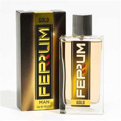 Туалетная вода мужская Ferrum "Gold', 100 мл