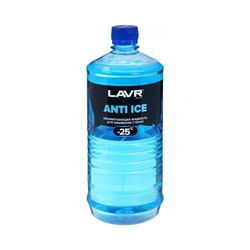 Незамерзающий очиститель стёкол LAVR Anti Ice, -25 С, 1л Ln1310