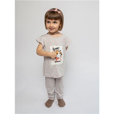 Детская пижама для девочек "Индефини" (Арт.954000-1017GTD) 6