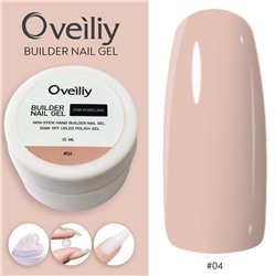 Oveiliy, Моделирующий гель Builder Nail Gel #04, 15 мл