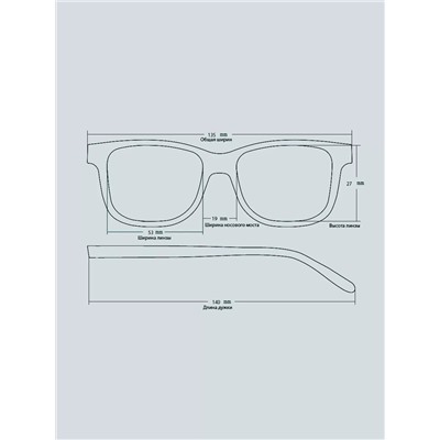 Готовые очки FM 0275 C894 Черные (+1.00)