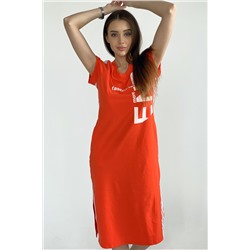 Платье 8087 рыжий