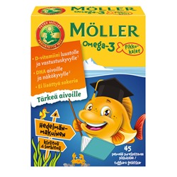 Жевательные таблетки Moller Omega-3 45 шт