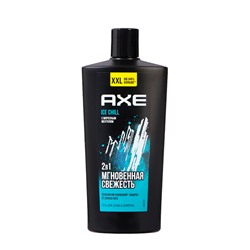 Гель для душа и шампунь AXE Ice chill с морозным ментолом, 610 мл