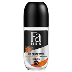 Дезодорант мужской шариковый Fa (Фа) Men Red Cedarwood, 50 мл