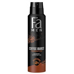 Дезодорант мужской спрей Fa (Фа) Men Coffee Burst, 150 мл