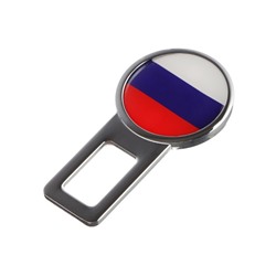 Заглушка в ремень безопасности, флаг России