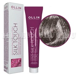 Ollin Silk Touch Безаммиачный стойкий краситель 5/1 Светлый шатен пепельный 60мл