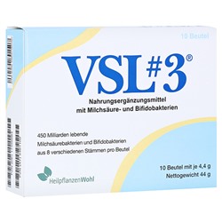 VSL#3 (ВСЛ#3) Пробиотик с молочной кислотой и бифидобактериями, 10 саше