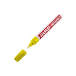 Маркер-карандаш Skyway, от сколов и царапин,наконечник из фетра, желтый, S03501004