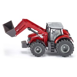 Машинка Siku Massey Ferguson «Трактор», с фронтальным погрузчиком, 1:50