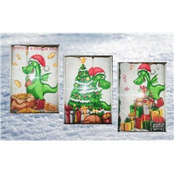Набор  полотенец вафельных подарочный «Год 2024 новогодний дракон»5
