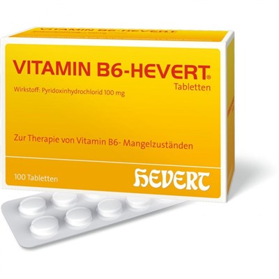 VITAMIN (ВИТАМИН) B 6 - HEVERT Tabletten 100 шт