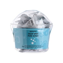 Скраб для лица Ayoume Enjoy Mini Pore Scrub, с содой и кислотами, 3 г, 30 шт