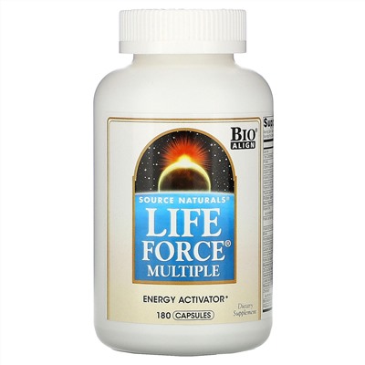 Source Naturals, Life Force Multiple, 180 капсул