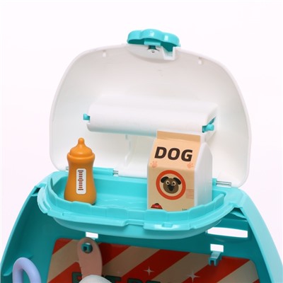 Набор ветеринара «Любимый щенок» в рюкзачке, 18 предметов