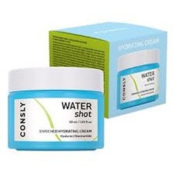 CNS Water Shot Крем для лица с гиалуроновой кислотой и ниацинамидом увлажняющий Consly Water Shot Enriched Hydrating Cream 50мл
