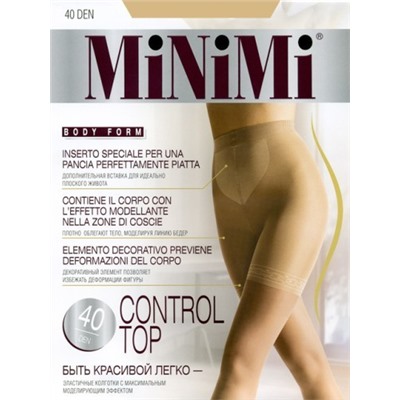 MiNi-Control Top 40(140)/1 Колготки MINIMI Control Top 40/140 сильная утяжка