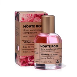 Парфюмерная вода женская Vegan Love Studio Monte Rose, 50 мл (по мотивам Roses Musk (Montale)