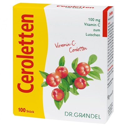 Ceroletten (Церолеттен) Vitamin C Dr. Grandel 100 шт