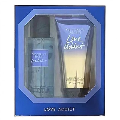 Подарочный набор лосьон и спрей для тела Victoria's Secret Love Addict 2 в 1 (125 мл )