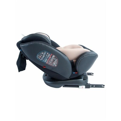 Автокресло детское Amarobaby ST-3, Isofix класс D, группа 0+/1/2/3, цвет бежевый