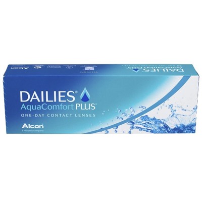 Контактные линзы Focus Dailies AquaComfort+, -10.0/8,7, в наборе 30шт