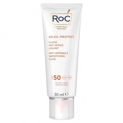 RoC Soleil-Protect Anti-Wrinkle Smoothing Fluid SPF 50  Soleil Protect Разглаживающий флюид против морщин SPF 50