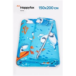 Простыня вафельная 150Х200 Happy Fox Home