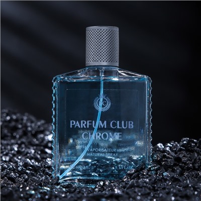 Туалетная вода мужская Parfum Club Chrome, 100 мл (по мотивам Chrome Azzaro (Azzaro)