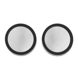 Зеркало сферическое, 50 мм, черный, набор 2 шт