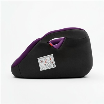 Бустер автомобильный детский AmaroBaby Spector, группа 3 (22-36 кг), цвет фиолетовый/чёрный