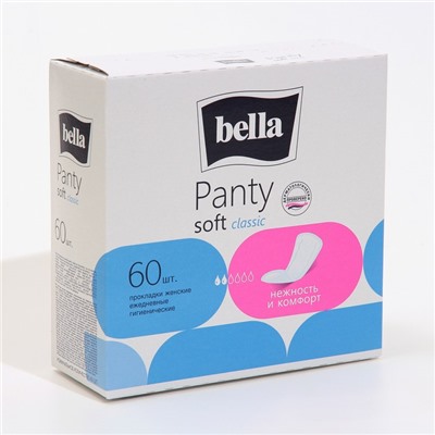 Ежедневные прокладки Bella Panty Soft Classic, 60 шт.